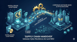 supply chain handover illustration between cra and nis2